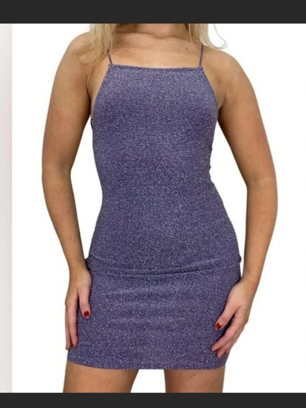 H&M Divided Purple Bodycon Dress